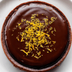 Orange Infused Chocolate Cheesecake