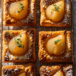 Poached Pears Puff Pastry