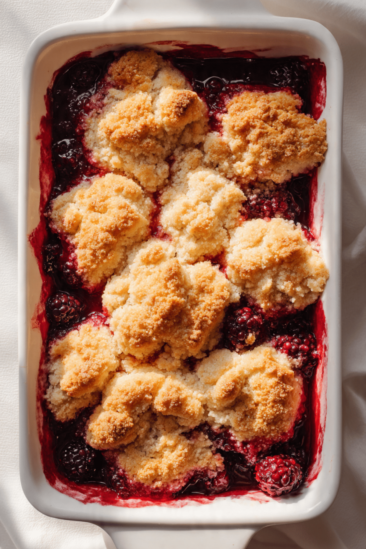 Traeger Baked Blackberry Cobbler