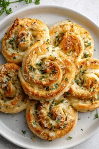 EASY HIGHER PROTEIN GARLIC SWIRLS