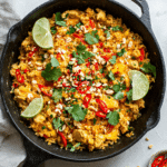 Creamy Thai Curry Ground Chicken and Rice