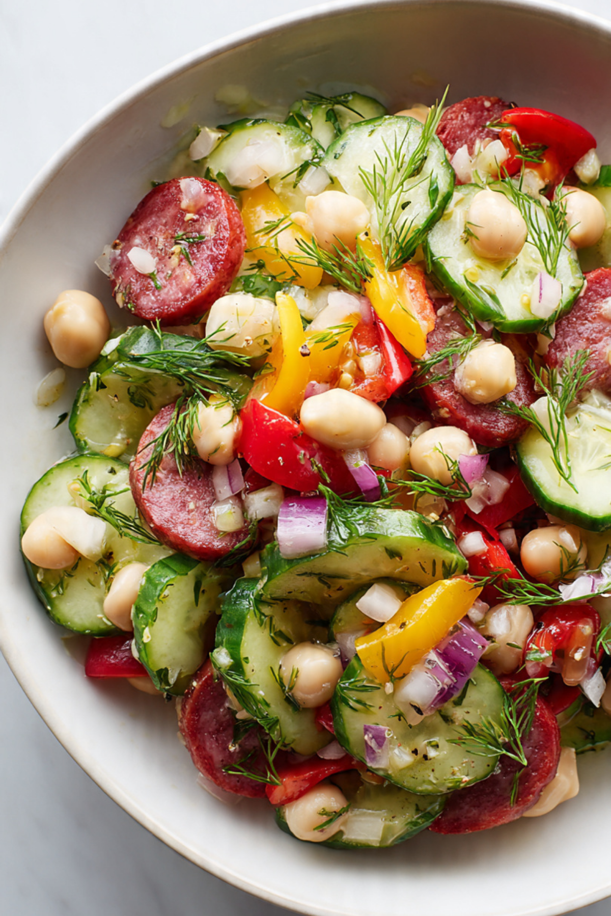 Cucumber 2 Bean Salad