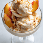 Peach Kefir Ice Cream