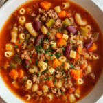 Italian Pasta Fagioli Soup