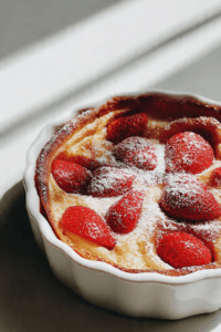 Dessert Night with Delicious Strawberry Flaugnarde