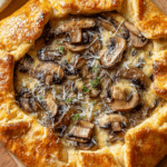 CRISPY RUSTIC MUSHROOM GALETTE