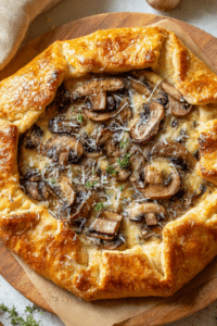 CRISPY RUSTIC MUSHROOM GALETTE
