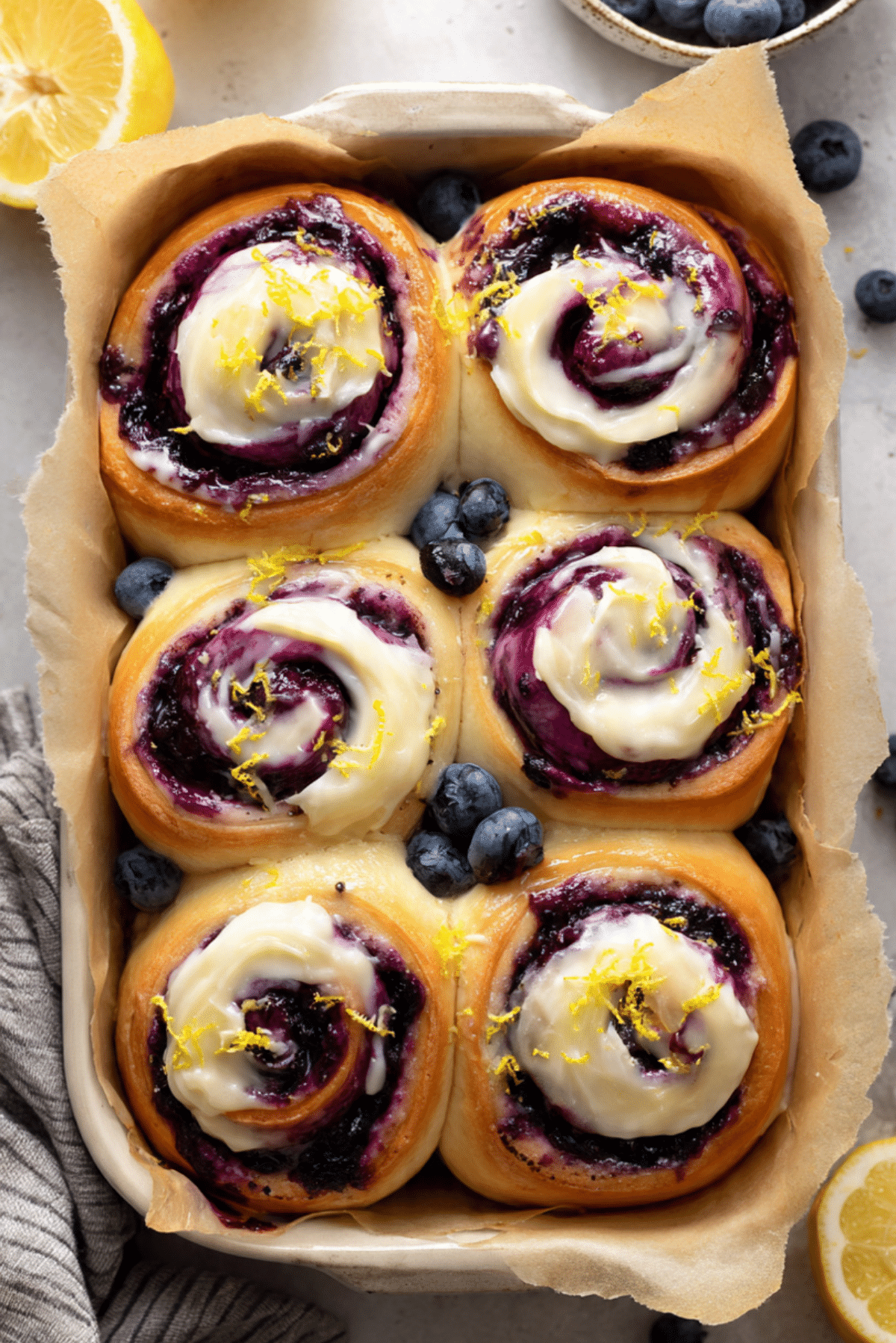 Blueberry Lemon Poppy Seed Rolls