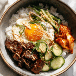 Beef Bulgogi Bowls With Spicy Sauce