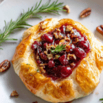 Air Fryer Baked Brie With Puff Pastry