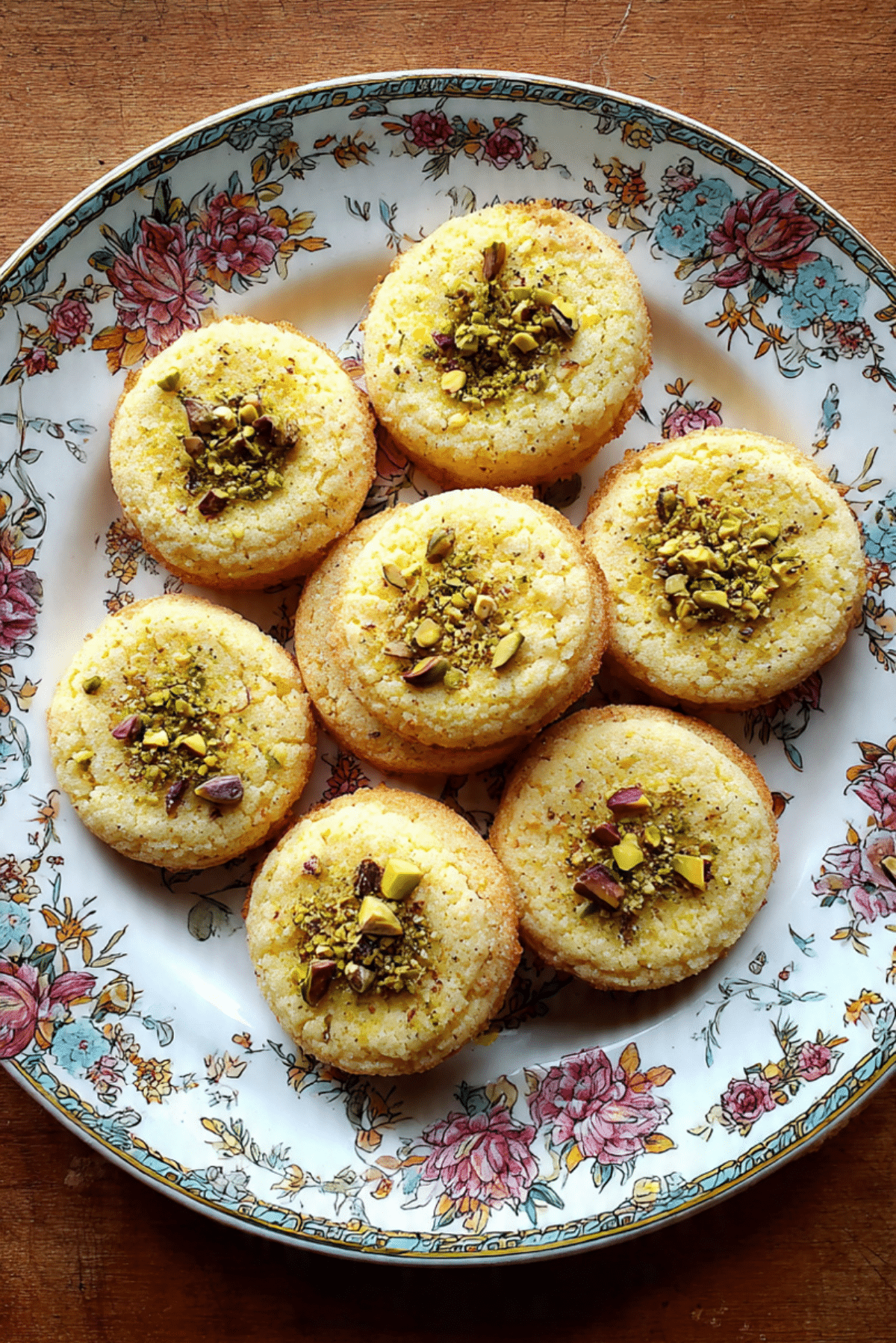Pistachio & Meyer Lemon Cheesecake Cookies