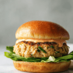 Ahi Tuna Burgers with Sriracha Aioli