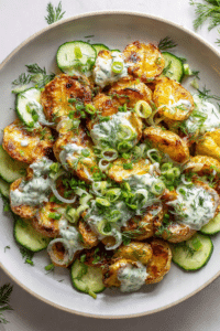 LAST-MINUTE CRISPY SMASHED POTATO SALAD