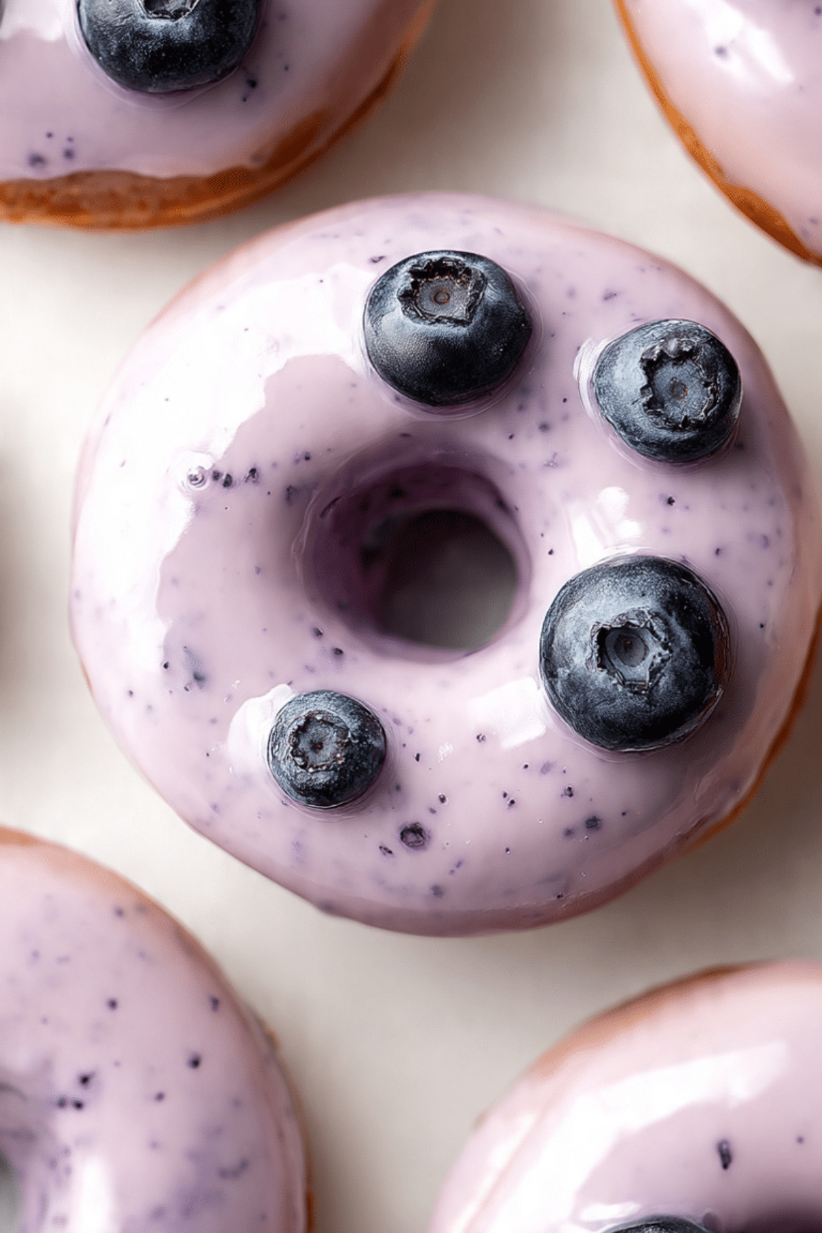Blueberry Cake Donuts