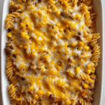 Loaded Cheddar Ranch Beef And Sweet Corn Rotini Bake