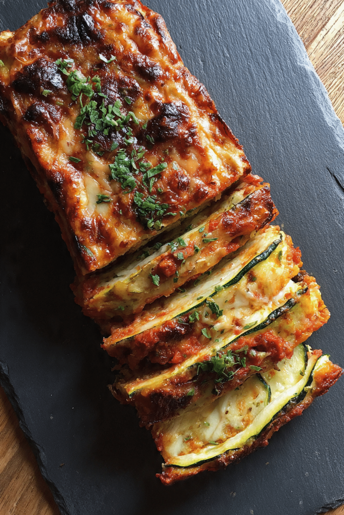 Easy Zucchini Lasagna Loaf