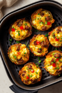 Air Fryer Breakfast Loaded Tater Tots (Totchos)