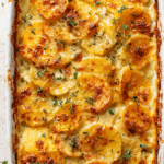 Scalloped Yukon Gold and Sweet Potato Gratin