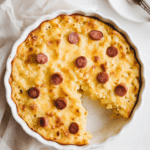 Hot Dog Mac and Cheese Pie