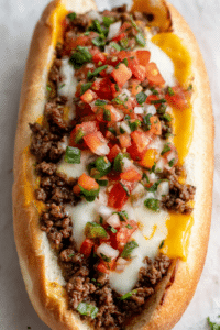 Mexican Chopped Cheese Sandwich