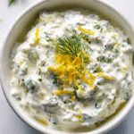 Lemon Blue Cheese Dip