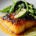 Miso-baked black cod
