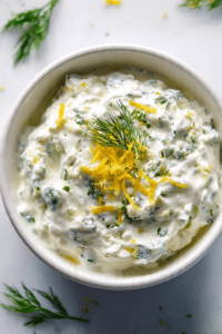 Lemon Blue Cheese Dip