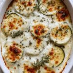 Delicious Mozzarella Zucchini Casserole