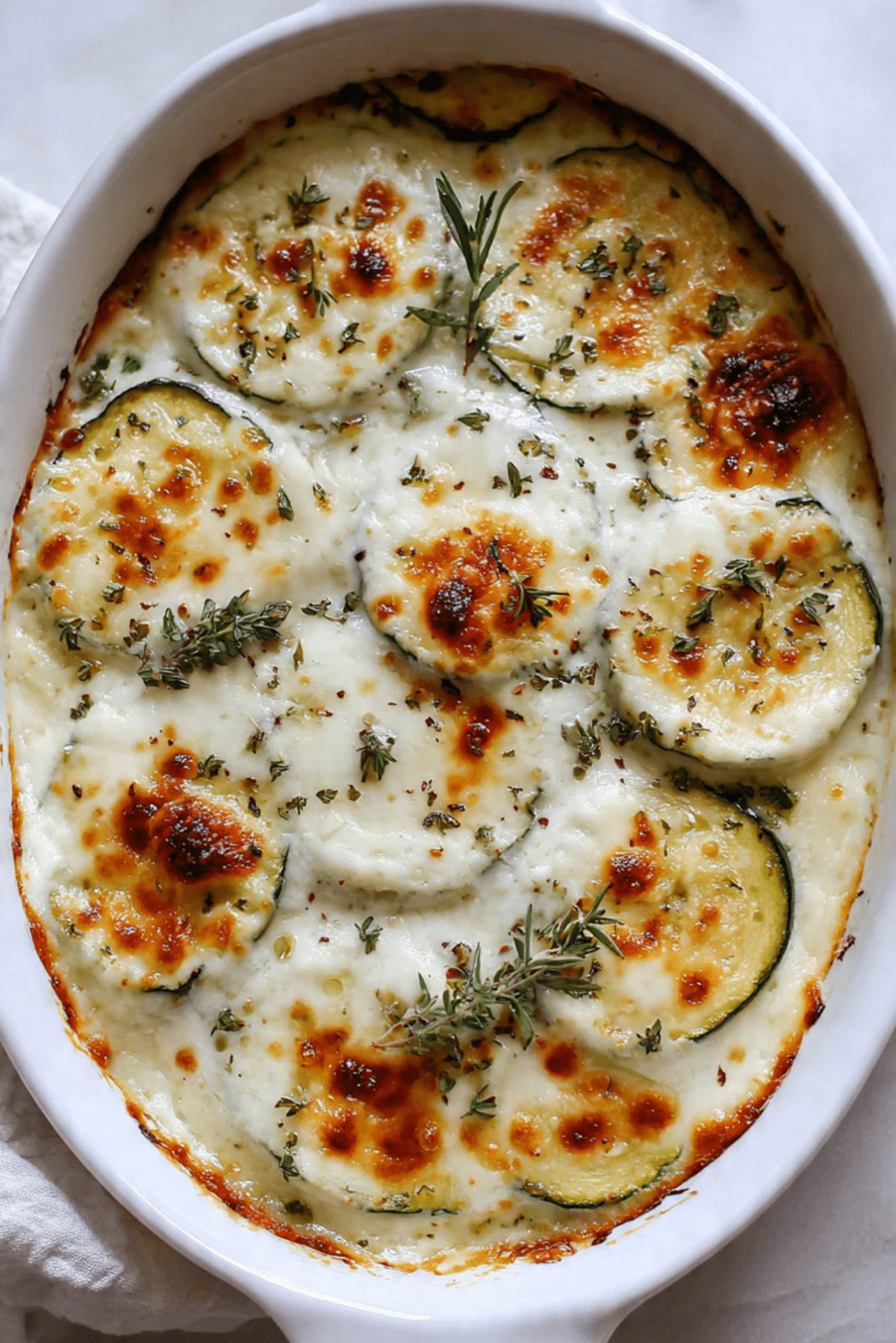 Delicious Mozzarella Zucchini Casserole