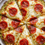 Broccoli Crust Pizza (Low Carb + Gluten Free)