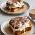 Tiramisu French Toast with Coffee Anglaise