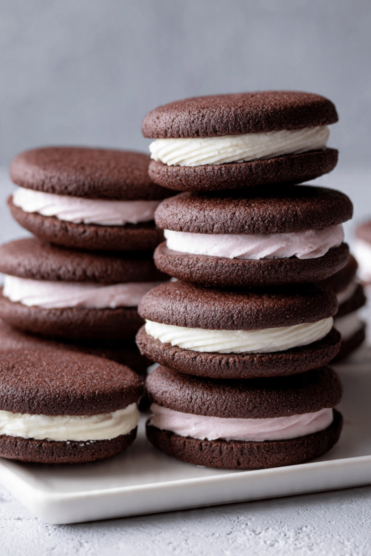 Oreo-Inspired Cocoa Sandwich Cookies