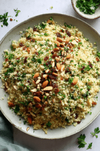 Moroccan Couscous Pilaf