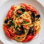 Noodles with Mussels and Crayfish