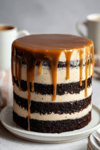 One Bowl MOIST Vegan Chocolate Caramel Cake