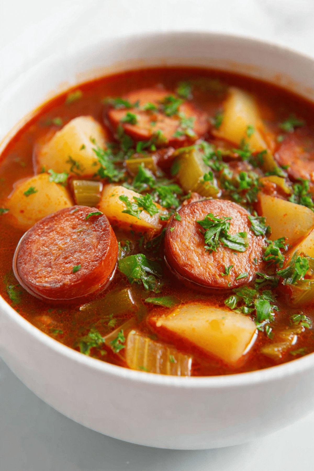 Cajun Andouille Potato Soup