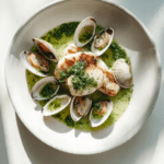 Monkfish in Green Sauce and Clams
