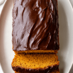 Sweet Potato Applesauce Bread with Chocolate Frosting