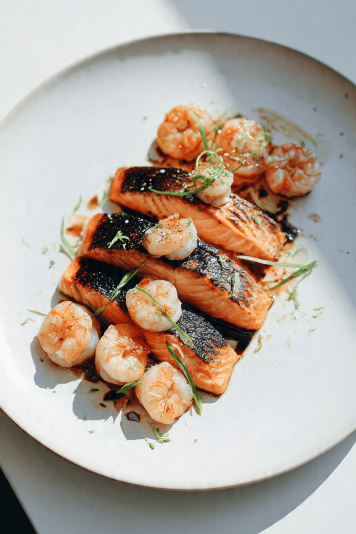 Coffee-Smoked Seafood