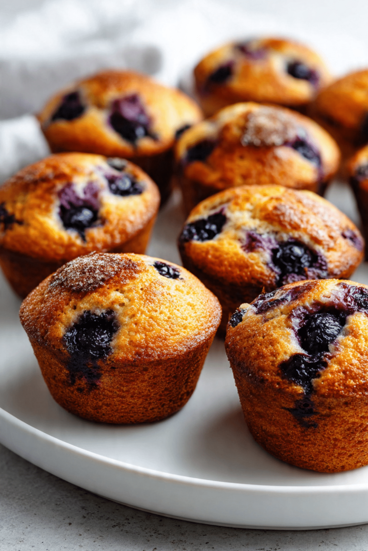 Homemade Blueberry Protein Muffins