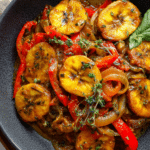 One Pot Caribbean-style Plantain Curry Meal