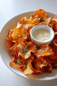 Air Fryer Chive and Onion Carrot Chips