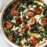 Butter Bean, Sausage & Kale Casserole