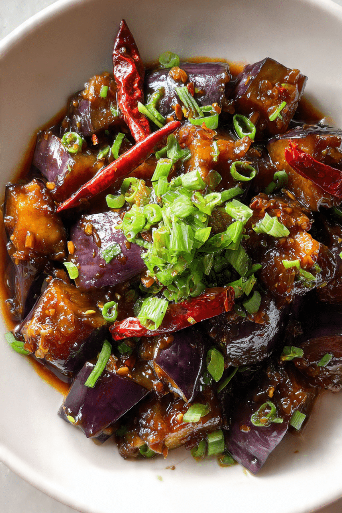 Eggplant with Garlic Sauce