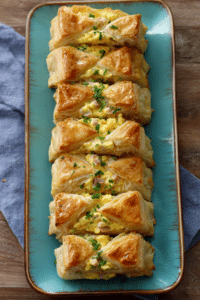Scrambled Eggs in Puff Pastry