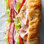 Pizza Crust Italian Sandwich