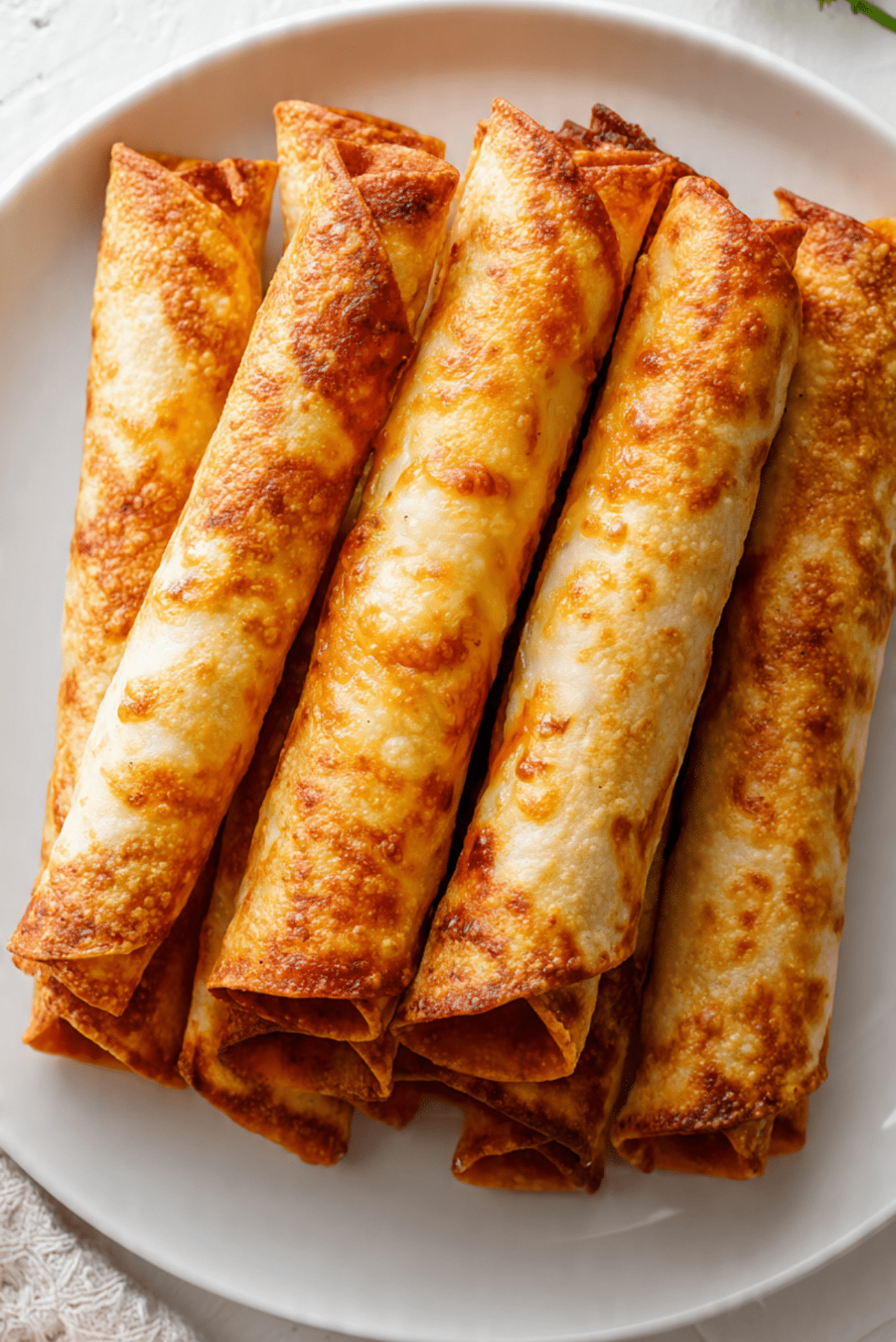 Cheesy beef taquitos