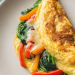 Perfect Veggie Omelette with Cheese