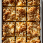 Apple cheesecake bars