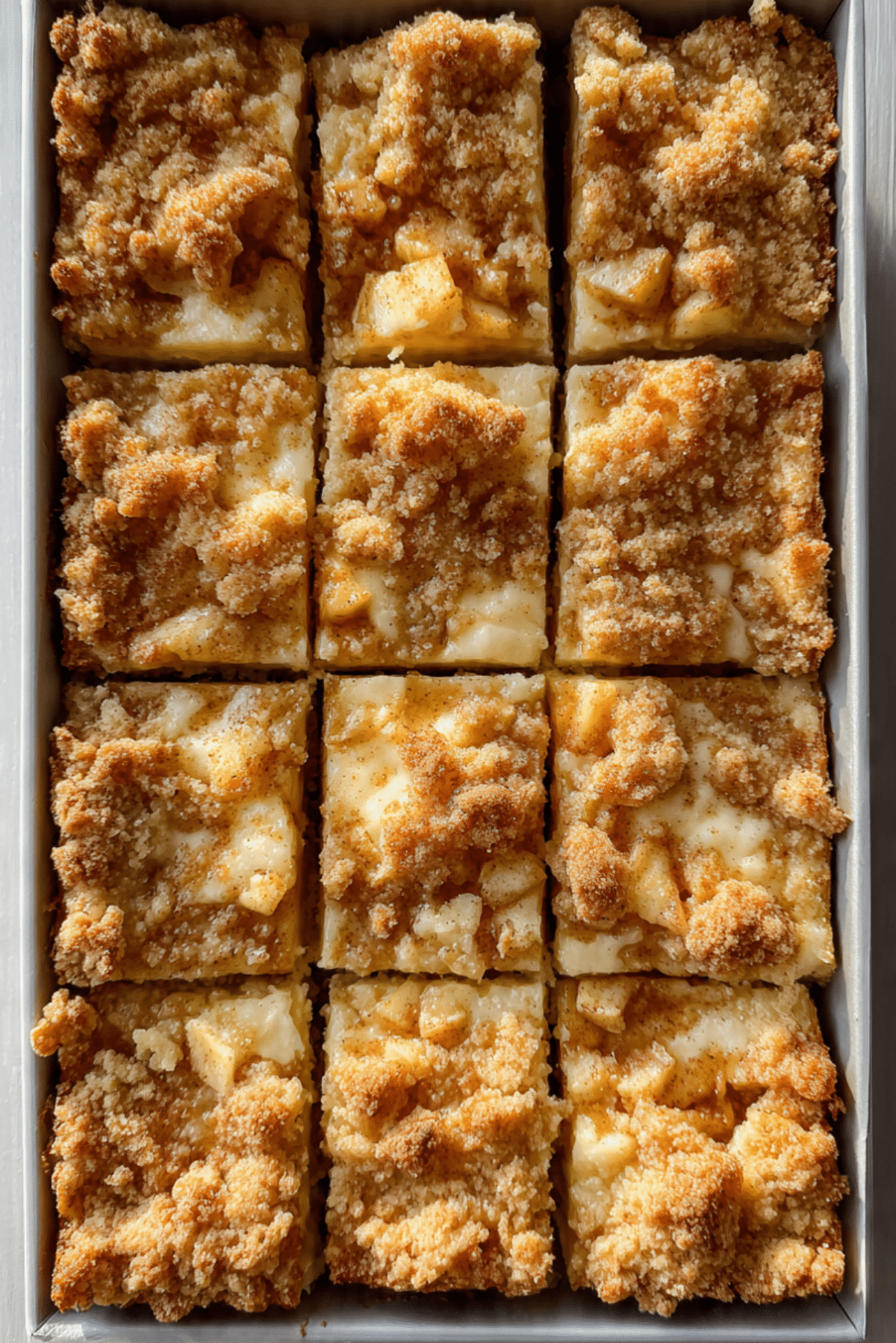 Apple cheesecake bars